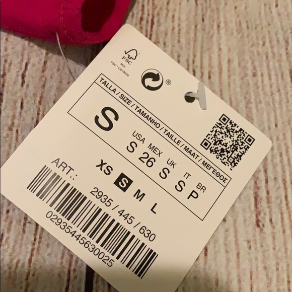 Zara pink bell sleeves bow shirt - Picture 4 of 8